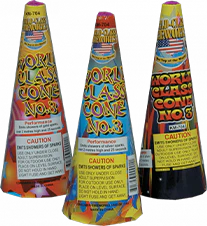 #3 Assorted Cone Fountain