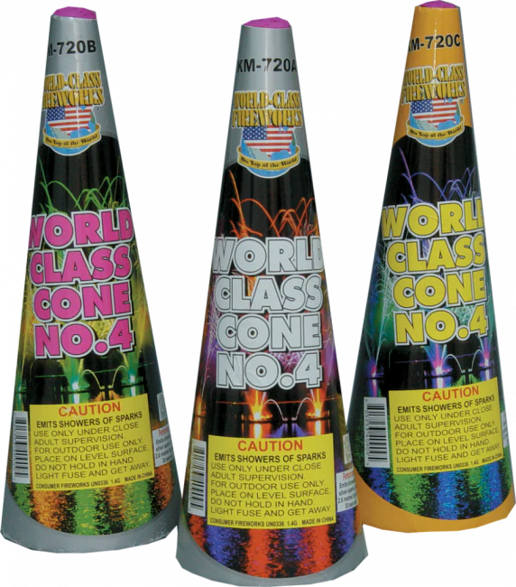 #4 Assorted Cone Fountain