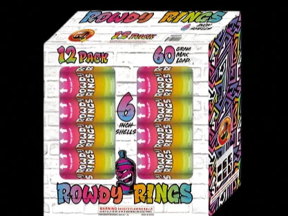 Rowdy 6" Rings Canister Shells NEW for 2025